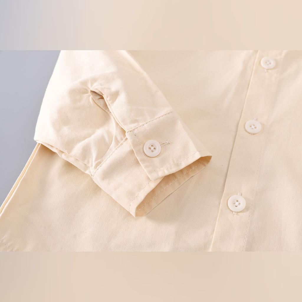 Kids Casual Long-Sleeve Set, Comfortable Daily Wear Outfits