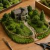 10*120cm  20*120cm Micro-landscape Model Lawn Scenery Making Model Moss  Fairy Garden Decoration