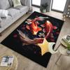 Koi Fish Artwork Office Rug Chair Mat, Entryway Carpet, Suitable for Front Door, Bedroom, Living Room, Desk, Holiday Gift
