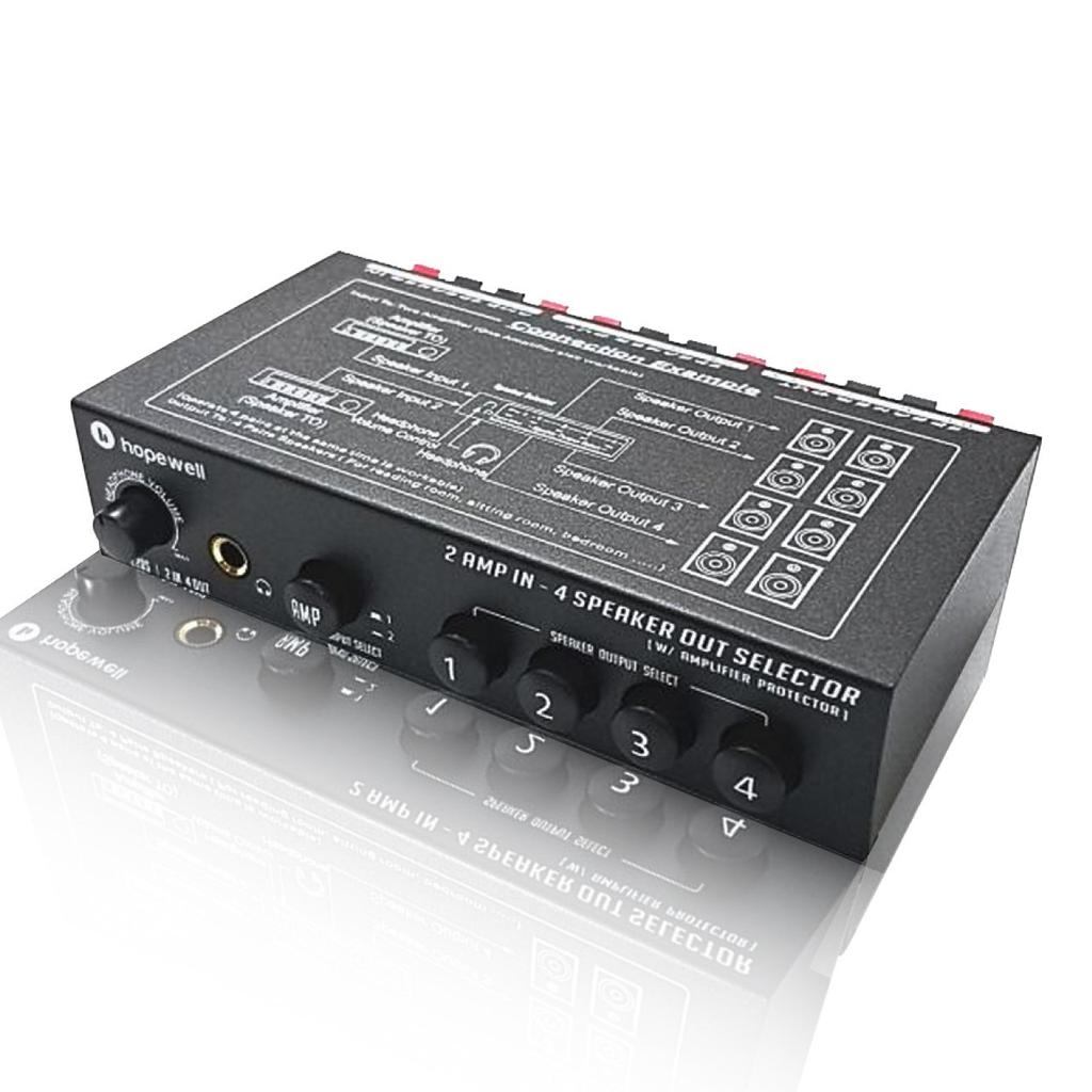 Felimoa Audio Accessories Speaker Selector Switch Push Type Input Terminal