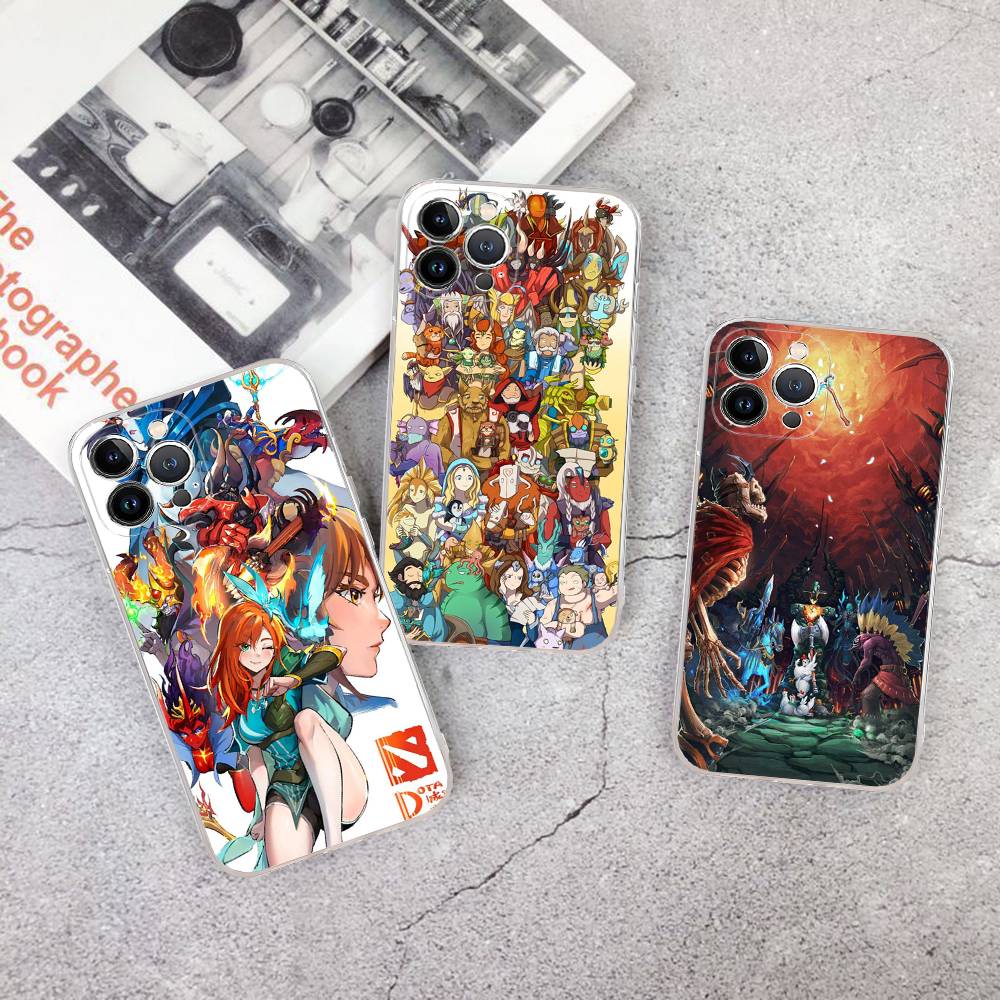 Game D-Dota 2 For IPhone 17 16 16e 15 14 13 12 11 Pro Max Mini Plus Phone Case