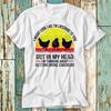 I Might Look Like Im Listening To You But In My Head Retro Distressed T Shirt Summer Unisex Loose and Breathable Cotton Tshirt