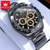 OLEVS 6638 Top Luxusmarke Automatische Uhr für Herren Wasserdicht Leuchtend Chronograph Kalender Original Gold Mechanische Armbanduhr