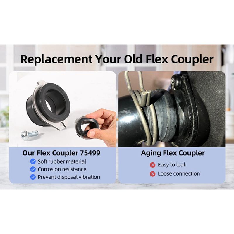 Garbage Disposal Parts For Insinkerator 75499 Flex Coupler Garbage Disposal 75499 Flex Coupler Replacement Parts
