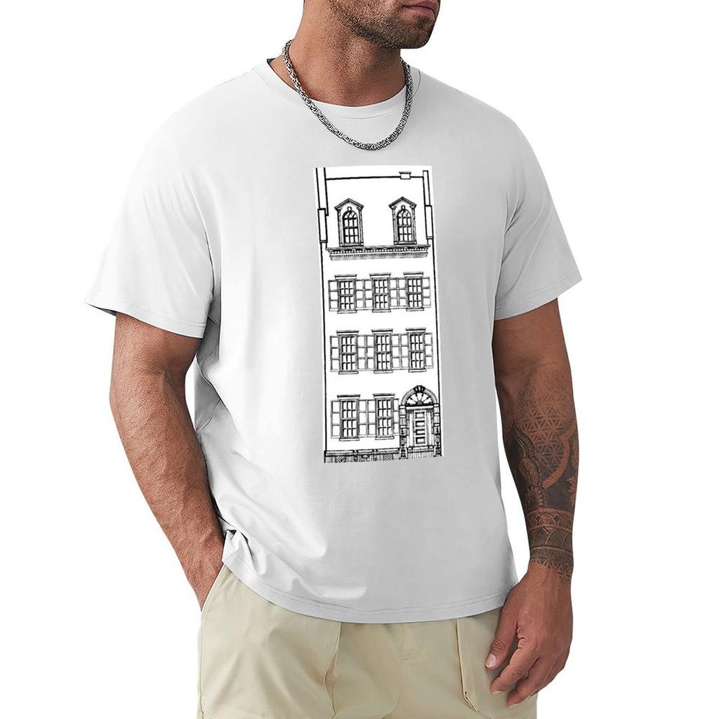 1832 Merchants House Facade TShirt cute clothes customs valentines clothes anime t shirts men graphic t shirts
