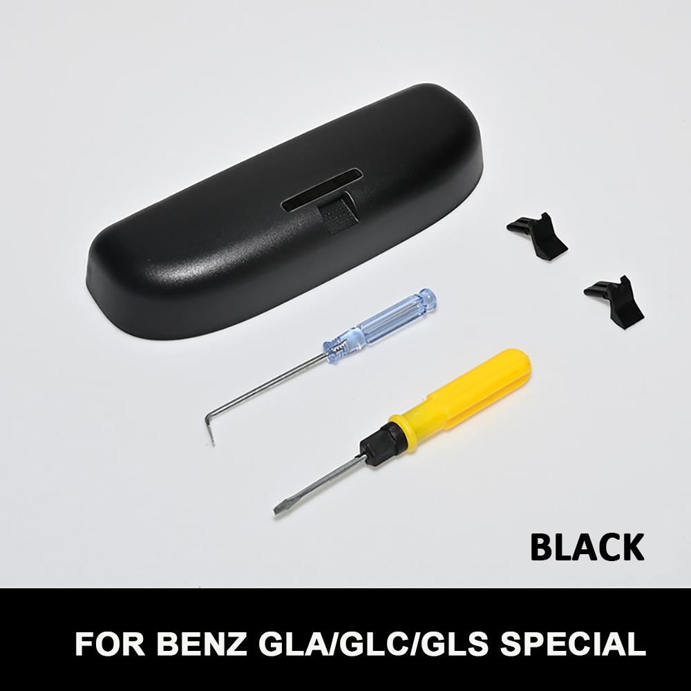 Car Sun Glasses Holder Case for Mercedes Benz W212 C180 E63 C300 E250 C E CLASS GLK GLC GLE AMG X204 W205 W203 Accessories