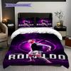 Ronaldos Legacy Bedding (1 * Duvet Cover + 2 * Pillowcase, Without Core) 2D Flat Duvet Cover and Pillowcase Bedding Set Christmas Birthday Gift