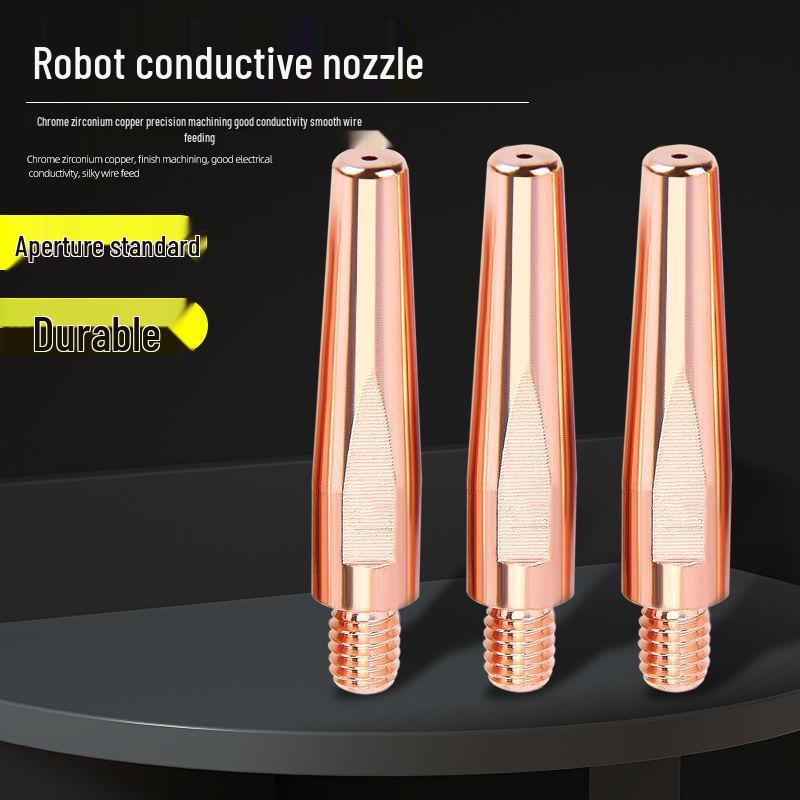 Automatic MIG Welding Conductive Tip Set: 0.8/1.0/1.2 Nozzles, Chromium Zirconium Copper