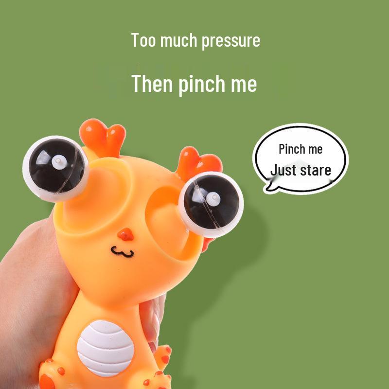 Pop-eye Dragon Stress Relief Toy - Year of the Dragon Squeeze Doll