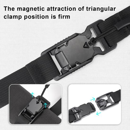 Pasek na klatkę piersiową do plecaka turystycznego, wytrzymały, regulowany, plecak turystyczny, magnetyczny, szybko zwalniany, pasek mocujący, antypoślizgowy pas piersiowy