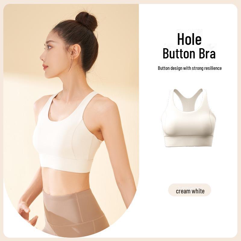 

Бесшовный дышащий спортивный бюстгальтер без косточек Juyitang - высокопрочный, ударопрочный, со сборками дизайн для женщин XXL