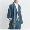 Japanese Kimono Cardigan Chinese Style Linen Haori Yukata Streetwear Traditional Samurai