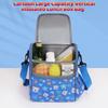 New Large-capacity Vertical Lunchbox Bag, Cartoon Insulated Bag, Large-capacity Tote Bag, Can Be Worn Crossbody, Cute Pattern.