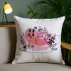 Cartoon Manana Sera K-Karol G Cushion Cover Soft Short Plush Double-Sided Printing Home Decor Machine Washable Pillow Case Gift