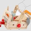 Wooden Kids Educational Toolbox With Screws And Nuts For Early Learning And Handson Play
