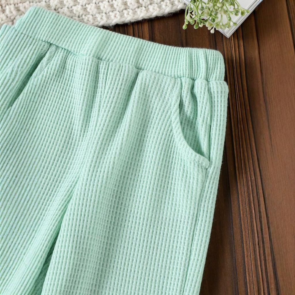 Kids Casual Long-Sleeve Set, Comfortable Daily Wear Outfits
