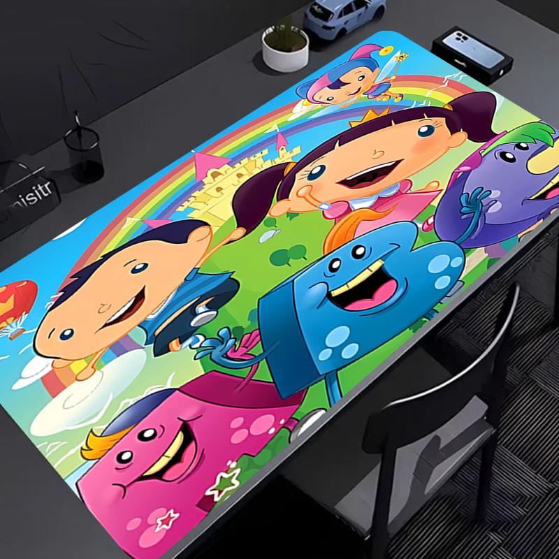 ABC Monsters Mouse Pad - Non-Slip Rubber Base, Smooth Surface for Work,Gaming,Office,And Home Use, Desk Mouse Pad