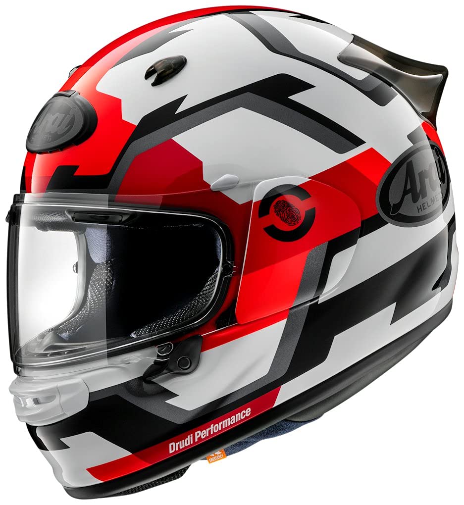 Arai ASTRO GX FACE Full Face Motorcycle Helmet, Red, 61-62cm