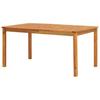 5 piece garden dining set with cushions solid acacia wood