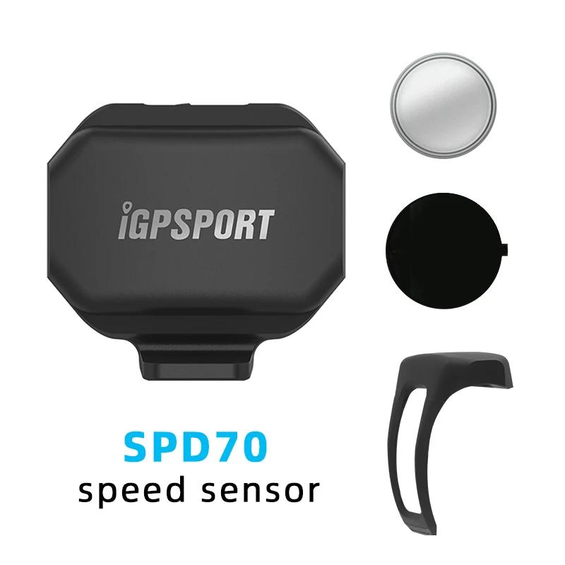 

iGPSPORT SPD70 CAD70 Speed Cadence Sensor Bike Computers Compatible with Multiple Devices Sports Watches Cycling App SPD70