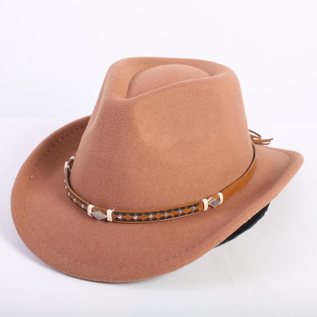 Popular children's fashion cute western cowboy hat, small rancher outdoor children's jazz hat