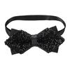[Moonlove] Einhand-Fliege, Funkelnde Strass-Fliege, Stilvolles Accessoire für Damen und Herren, Verstellbar, Einfach An- und Ausziehen, Formell,