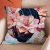 Rapper KKendrick Lamar Cartoon Printing Pillowcase Customized Pillow Cover for Sofa Home Decor