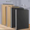 A4 Thickened Hardcover Sketchbook - Ideal for Colored Pencils, Markers & Watercolor Pens