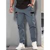 New Men's Casual Spring Autumn Loose Workwear Long Pants