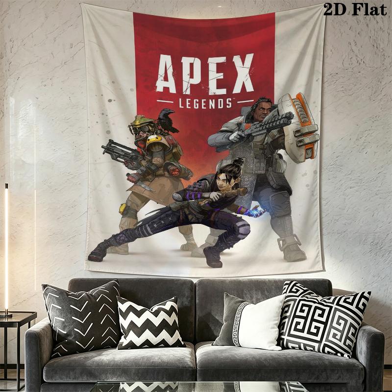 Apex Legends Wall Tapestry Aesthetic Wall Hanging Printed Fabric Blanket Decorative Tapestries for Bedroom Living Room Home Decor