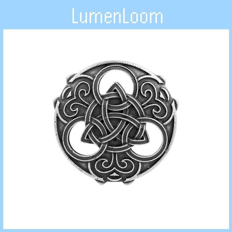 Brooch Celtic Knot Pin With Electroplated Finish For Men Women Commuter Fashion