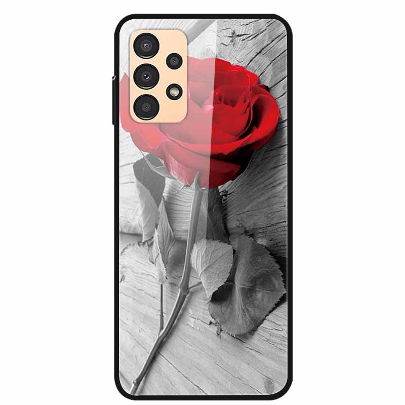 Funda para Samsung A53 5G 2022 Mármol Vidrio Templado Tapa Dura para Fundas de Teléfono Samsung Galaxy A33 A73 5G Protección Fundas