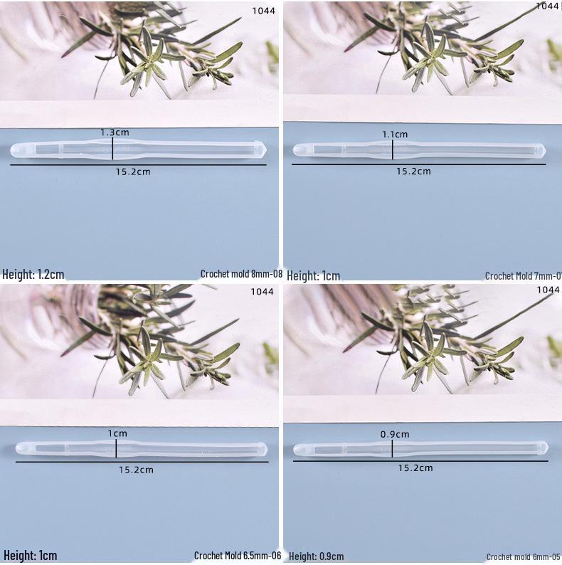 DIY Crystal Resin Mold - 10 Styles Crochet & Knitting Silicone Tool In Stock Europe