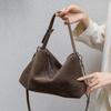 Women's Suede Cow Leather Shoulder Bags Crossbody Bag Big Bost Tote Soft Matte Suede Cow Leather Women's Handbag Shoulder Bag