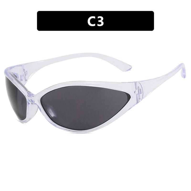 

Y2K Luxury Brand Designer Sport Goggle Sunglasses Women For Men Vintage Punk Sun Glasses Future Riding Steampunk Eyeglasses As the photo