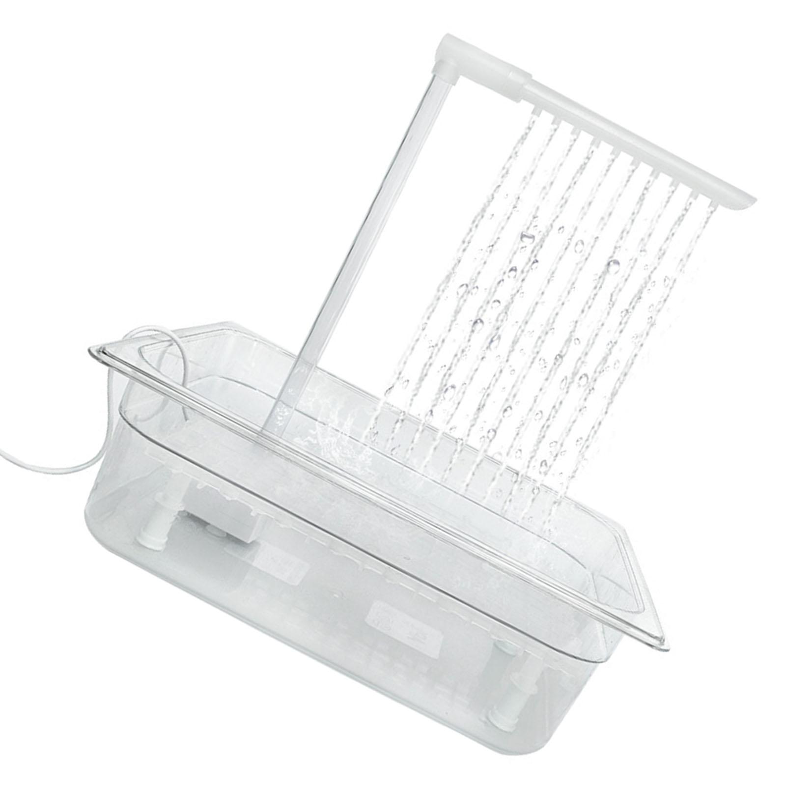 

Автоматическая ванна для птиц, душевая кабина для попугаев с несколькими кранами, многофункциональная ванна для птиц