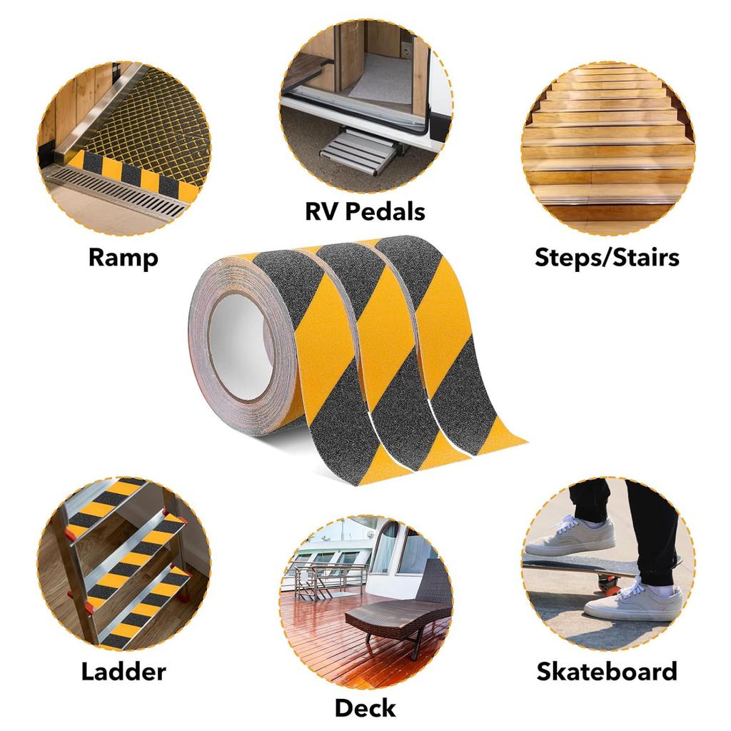 Non-slip Tape Indoor Outdoor Anti-Slip Stickers protect Seniors Strong Adhesive Safety Protector for Stairs