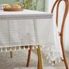 Retro Style Tablecloth High-end Table Mat Rectangular Dining Table Cloth Knitted Atmosphere Decoration Anti Slip