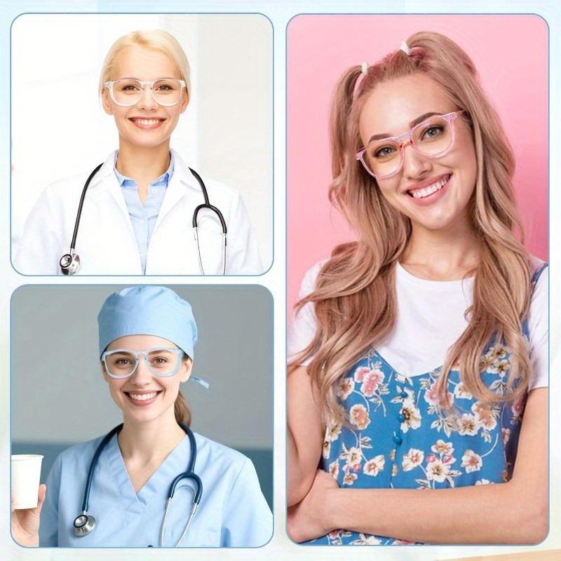 Óculos Antiembaçantes com Proteção Lateral - Lentes Transparentes Resistentes a Arranhões Compatíveis com Soluções Antiembaçantes