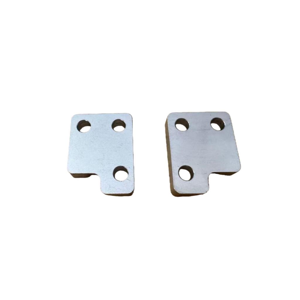Pearl River Yamaha Slow-Drop Hinge Repair Parts for Pianos, Silver Plastic & Aluminum Accessories