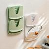 Foldable Wall-Mounted Pot Lid Rack No-Drill Installation Lid Holder Space-Saving Kitchen Organizer for Lids Cutting Boards