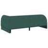Corner Bed Frame with Headboard Dark Green 90 Cm X 200 Cm Velvet