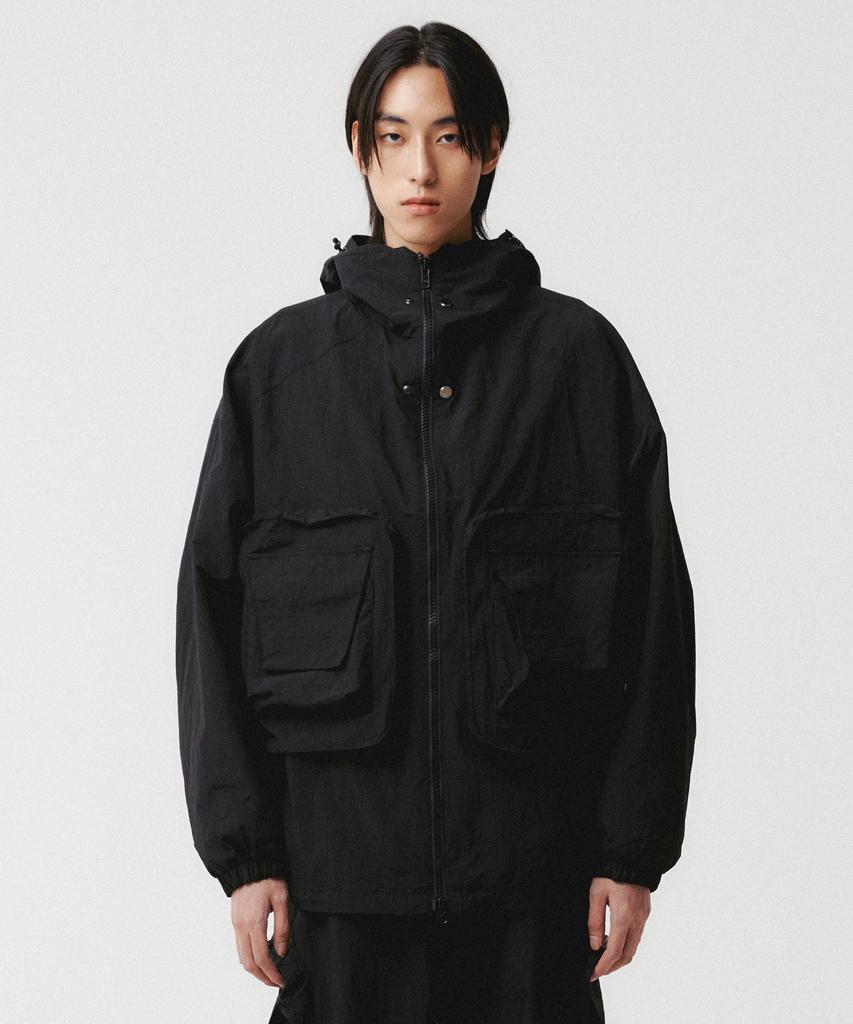 Wmc Multi-Pocket Windbreaker_Black