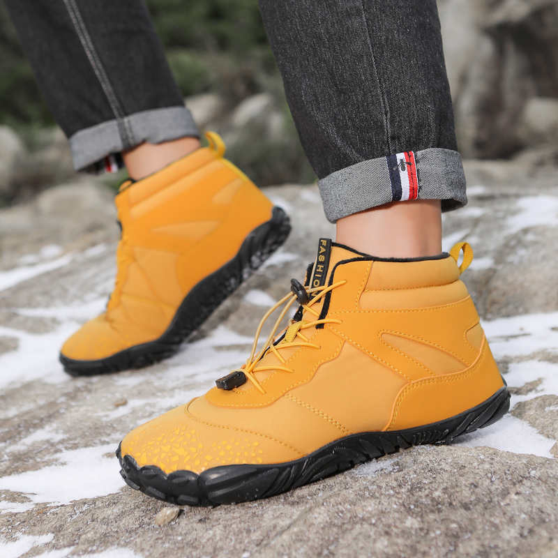 Fashion Thick-heeled Snowshoe Womens Tourist Shoes Boots Sneakers Blue Hiking Shoes Sport Teni Saoatenis New Collection Brand Name