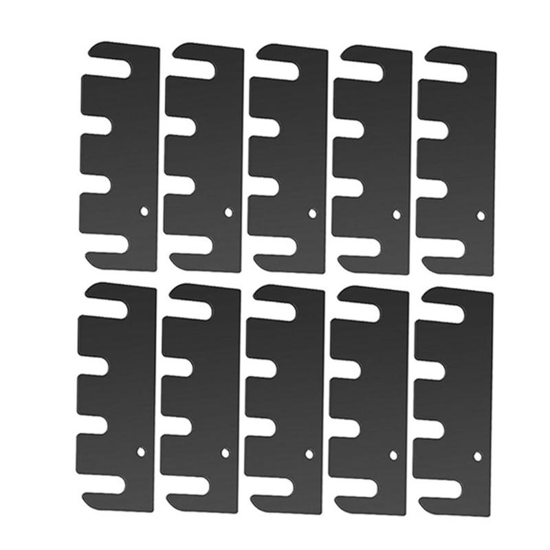 10Pcs Metal Door Hinge Spacers Reinforcement Plates Stainless Steel Door Hinge Shims Hardware Easy Installation