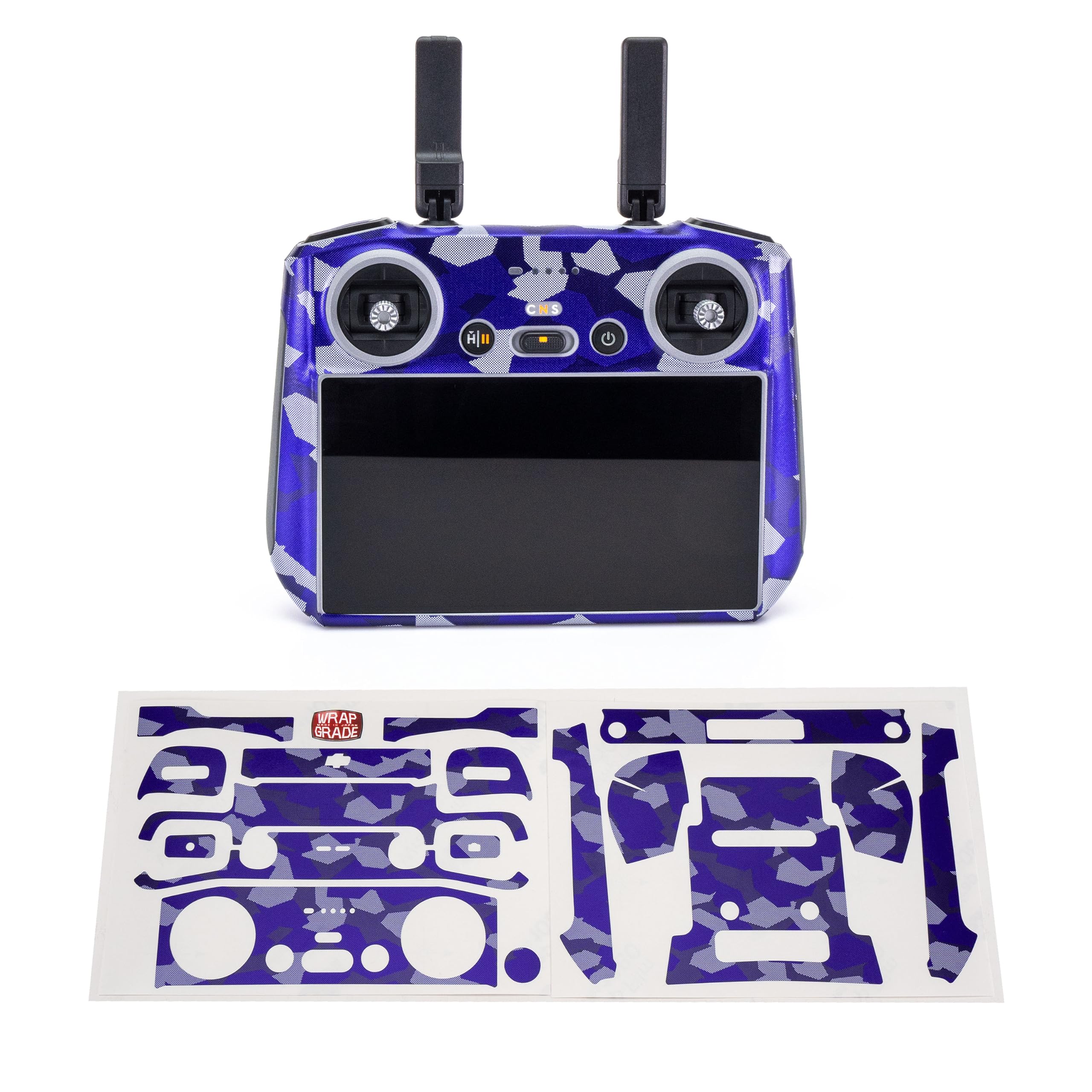 

WRAPGRADE Skin for DJI RC 2 (Stratosphere Blue Dot Camo)