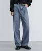 Beulaendideu Extra Wide Denim Pants [Medium Blue]