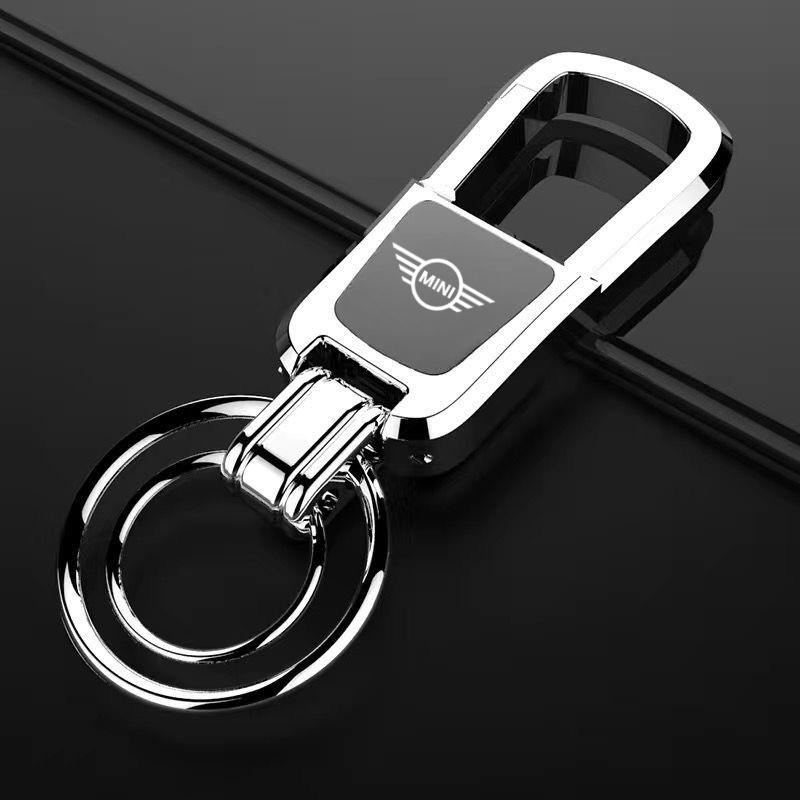 BAAL1 2025 Hot High-quality Car Styling Stainless Steel Keychain Key Ring For BMW MINI CooperS John-Cooperworks F54 F55 F56 F57 R50 R5