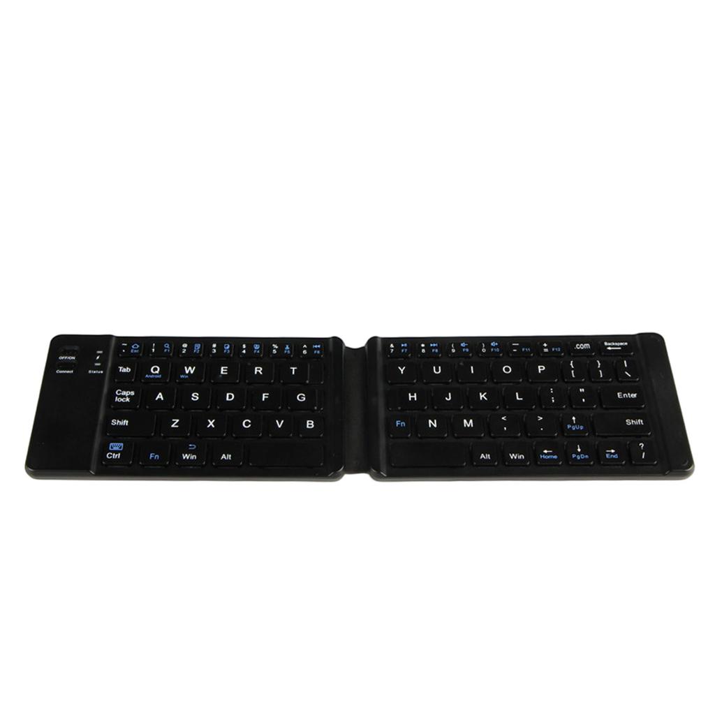 Faltbare Tastatur Leise Wiederaufladbar Kabelgebunden Drahtlos Bluetooth Dual-Modus Tragbare Faltbare Tastatur für Tablets Desktop