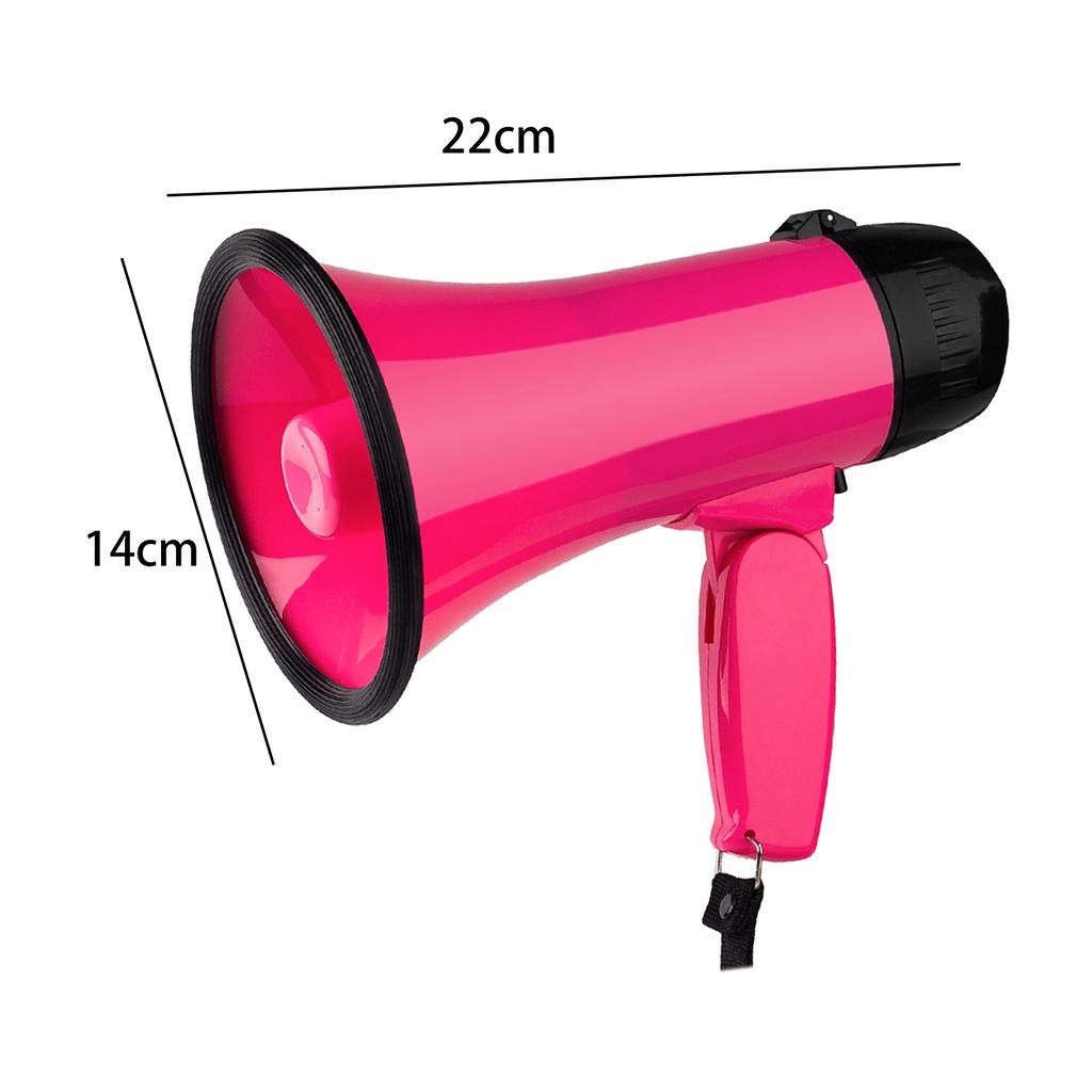 1 Stück Handheld Megafon Tragbarer Leichter Megafon Lautsprecher Stimme 25W Aufnahme Für Sportveranstaltungen Promotion Kleines Werkzeug